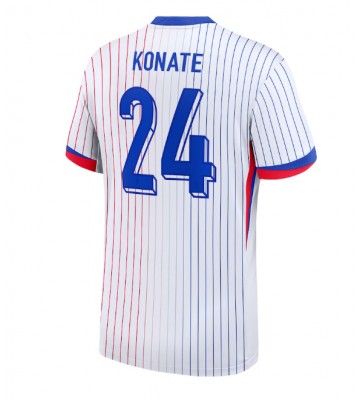 Frankrig Ibrahima Konate #24 Udebanetrøje EM 2024 Kort ærmer